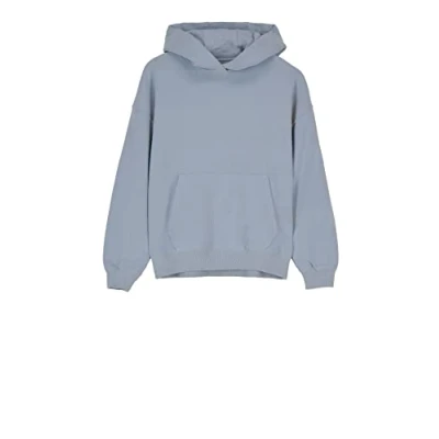 Imagen de ECOALF Sudadera Mujer Monsalf, de Algodón Orgánico y Reciclado, con Capucha, Manga Larga, Cómoda Versátil, Básica, Talla M, Color Piedra
