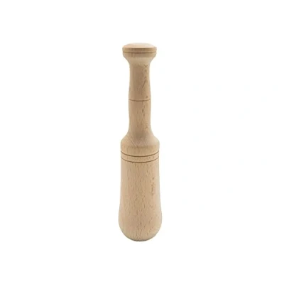 Imagen de Fackelmann Mano para Mortero de Madera Haya triturar y machacar ajo especias, preparar aliños salsas tradicionales, Color Natural, 4x20cm, 1ud