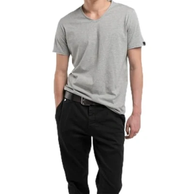 Imagen de Replay Camiseta básica, Hombre, Talla: XS, Light grey melange