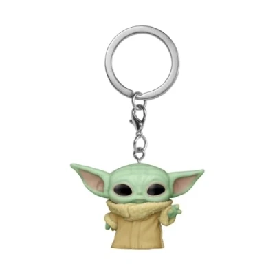 Imagen de Funko Pop! Keychain: Star Wars: The Mandalorian Grogu (The Child, Baby Yoda) Minifigura de Vinilo Coleccionable Llavero Original Relleno Calcetines Idea Regalo Mercancia Oficial