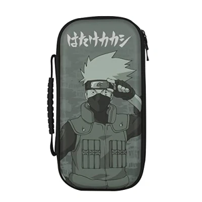 Imagen de Konix Naruto Shippuden Funda de protección y Transporte para Consolas Nintendo Switch, Switch Lite OLED Almacenamiento 8 Juegos Diseño Kakashi