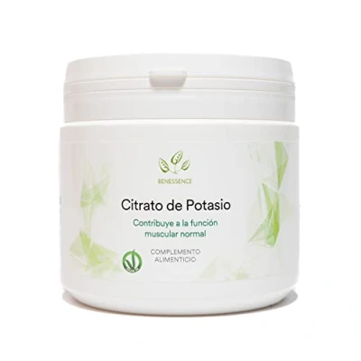 Imagen de Benessence Citrato de Potasio en polvo soluble complemento alimenticio 125 días integración 500 g
