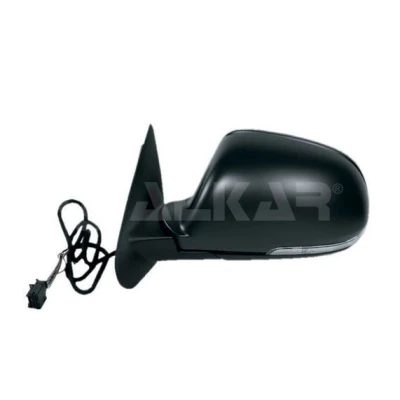 Imagen de Espejo retrovisor Alkar 6145572 izquierda imprimado eléctrico calefactable, con iluminación ambiental, asférico para vehíc. volante a la