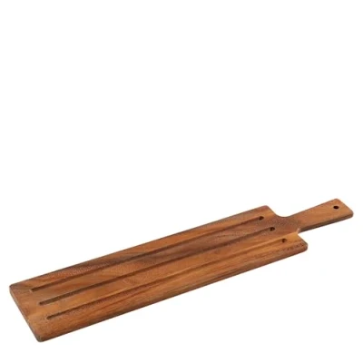 Imagen de Zassenhaus tabla de servir madera acacia, para cortar pan, baguette, 60 x 13 1,5 cm, bandeja extra larga