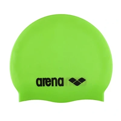 Imagen de arena Classic Silicone Gorro de Natación Unisex, para Mujeres y Hombres, con Borde Reforzado, Suave Resistente
