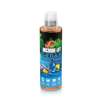 Imagen de MICROBE LIFT TheraP Bacterias de Limpieza para el Cuidado Peces, previene Enfermedades, favorece Crecimiento los Animales, Agua Dulce y Salada