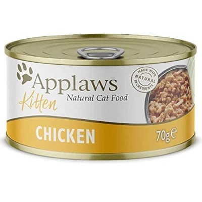 Imagen de APPLAWS Cat Lata Kitten PECHUGA DE Pollo 24X70GR