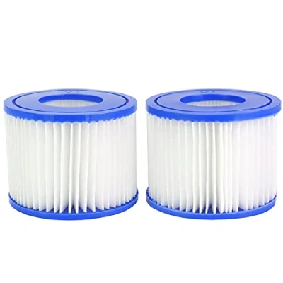Imagen de Mallez Filtro Vi para Bestway, Cartucho de Repuesto Piscina Tipo Vi, Lay Z SPA, Miami, Paris, Vegas, Mónaco, Palm Spring, 2 Filtros