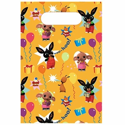 Imagen de Amscan 9911888 Bing Bunny Party Bolsas de papel para sorpresa (6 unidades)