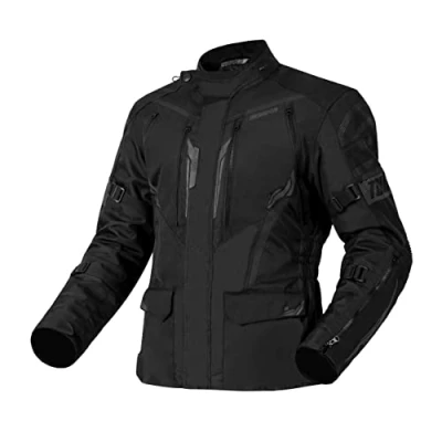 Imagen de OZONE Moto Tour III Chaqueta de Hombre Textil Membrana Impermeable Reissa Forro Thermolite Protectores Codos y Hombros 8 Canales Ventilación