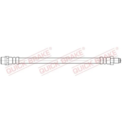 Imagen de QUICK BRAKE 37.043 Latiguillos de Freno 518 M10x1 MERCEDES BENZ: Sprinter 3 T Furgón, Bus, 4 Camión plataforma/Chasis