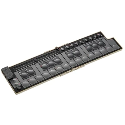 Imagen de Korg nanoKEY Fold Controlador de Teclado MIDI Plegable 25 Teclas con USB C y TRS Beige Arena