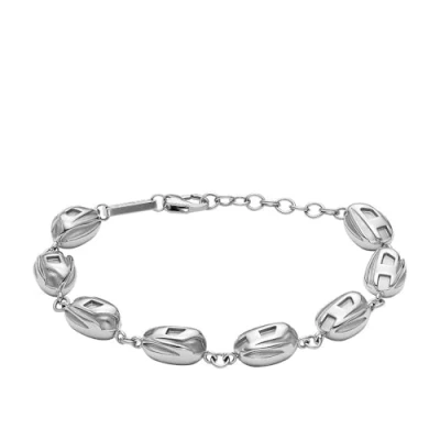 Imagen de Diesel Signet Bracelet Pulsera silvercoloured, Hombre, Talla: One Size, Silver coloured