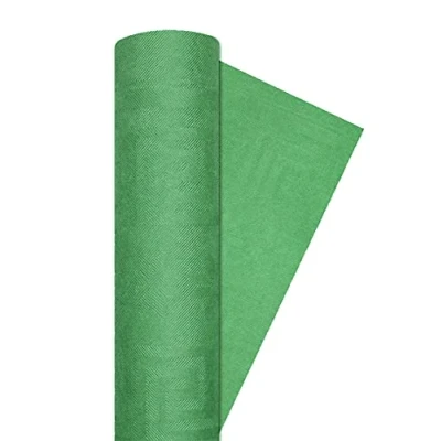 Imagen de Ciao Mantel de rollo papel damasco, verde esmeralda, liso, color, 7m x 120cm (34031)