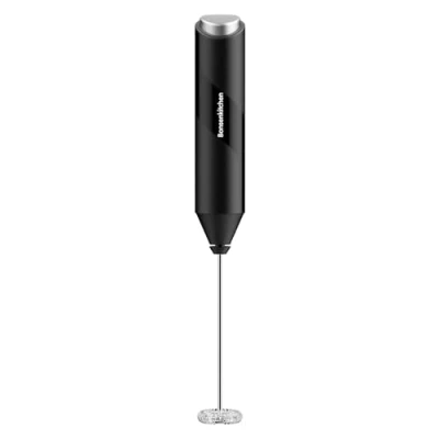 Imagen de Bonsenkitchen Espumador de Leche, Leche Electrico con Batidor Acero Inoxidable, Espuma para Café, Lattes, Capuchino, Matcha, Funciona Pilas