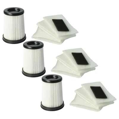 Imagen de vhbw 15x Filtro compatible con Dirt Devil M2828 3, 0, 1, 2, M2827 1 Centec, M2829 0 aspiradora