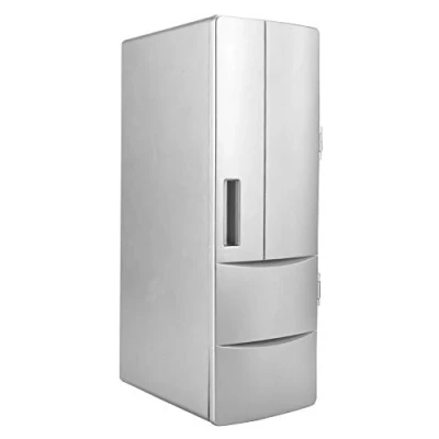 Imagen de Mini nevera USB Frigorífico, congelador y frigorífico pequeño refrigerador, versátil para coche de casa o barco oficina