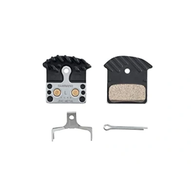 Imagen de SHIMANO J04c Pastiglie Freno a Disco, Unisex Adulto, Nero Argento, Taglia Unica