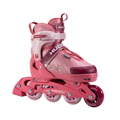 Imagen de HUDORA Patines MIA/Leon 2.0 para niños/Adolescentes y Adultos en Diferentes Tallas Colores Ajustables hasta 4 Rollerskates cómodos Elegantes