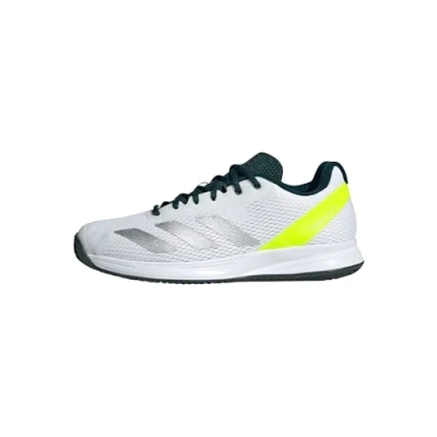 Imagen de adidas Performance Courtflash Speed 2 Zapatillas de tenis para todas las superficies white/silvercoloured/lucid lemon, Hombre, Talla: 47 1/3 Zapatos