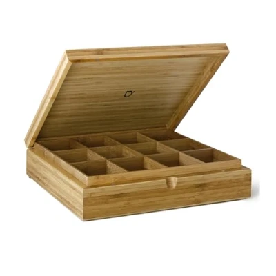 Imagen de Bredemeijer Teebeutelbox Caja para bolsitas de, Bambú, marrón