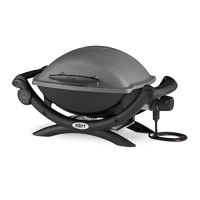 Imagen de Weber Q1400 Barbacoa Eléctrica, 43 x 32cm, Dark Grey 52020053