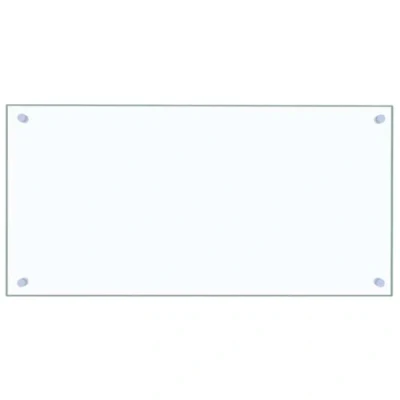 Imagen de vidaXL Protector contra Salpicaduras Cocina Vidrio Templado 80x40cm Protección Herramientas Accesorios Grasa al Cocinar Fiable Práctico