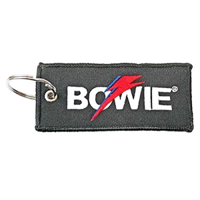 Imagen de David Bowie Llavero Keychain Patch Flash Logo Nuevo Oficial
