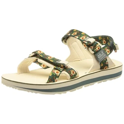 Imagen de Jack Wolfskin Outfresh Deluxe Sandal W, Sandalia Mujer, Teal Grey All Over, 40.5 EU
