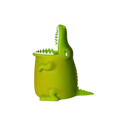 Imagen de Winkee Vaso para cepillo de dientes, diseño animal (cocodrilo)