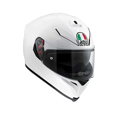 Imagen de AGV 0041A4MY_005_XXL K5 S Solid Casco Moto Integral, Blanco Perla, XXL