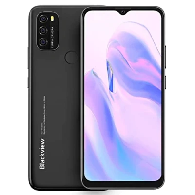 Imagen de Blackview Android 11 Teléfono A70P, Octa Core 4GB 32GB Smartphone, Pantalla HD+ 6.5&#039;&#039;, 8.3mm Delgado&amp;Liviano, Batería 5380mAh, 13MP+5MP,Dual SIM Móvil 4G,Desbloqueo Facial&amp;Huella Digital GPS Verde