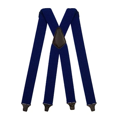 Imagen de Olata Tirantes Resistentes En Forma De X Para Aeropuerto Con Clips Plásticos 4 cm. Azul Real