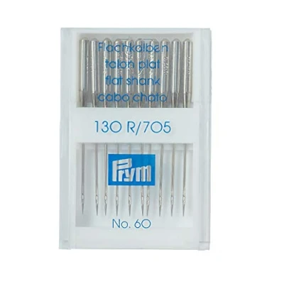 Imagen de Prym 152290 Agujas para máquina de coser (130/705, 60 mm), plateado, No.