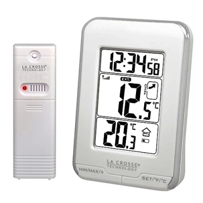 Imagen de LA CROSSE TECHNOLOGY WS6810WHI SIL Estación de Temperatura, Argent/Blanc
