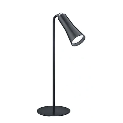 Imagen de Reality Leuchten Lámpara de mesa LED recargable Maxi, negra, metal, atenuable, 36 cm