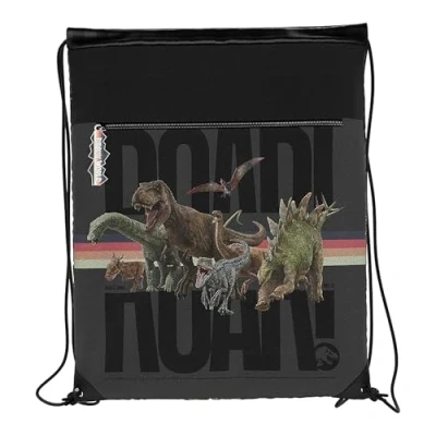 Imagen de Jurassic World Mochila saco, cuerdas, Extraescolares, Material escolar, Multicolor, Producto Oficial (CyP Brands)
