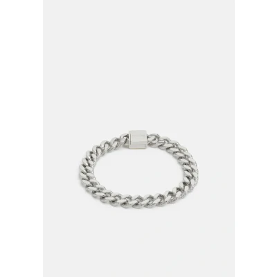 Imagen de BOSS Stamped Textured Links WITH Monogram Square Pulsera silvercoloured, Mujer, Talla: One Size, Silver coloured