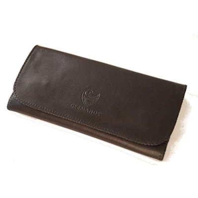 Imagen de GERMANUS Estuche Bolsa Bolso de tabaco cuero genuino, Made in EU Ferruginus