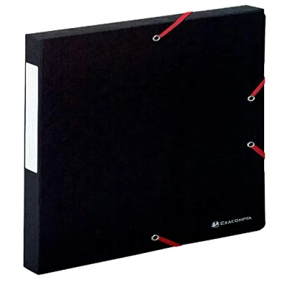 Imagen de Exacompta 50701E Carpeta de proyecto con goma, color negro