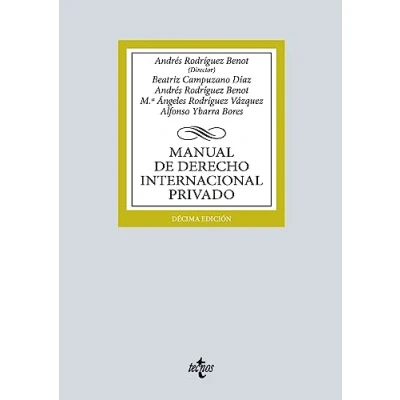 Imagen de Manual de Derecho Internacional privado (Derecho Biblioteca Universitaria Editorial Tecnos)