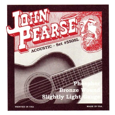 Imagen de John Pearse 550SL Juego de cuerdas para guitarra fósforo/bronce