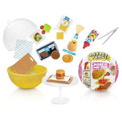 Imagen de MGA&#039;s Miniverse Make It Mini Food Diner Series 3 Coleccionables en Embalaje Ciego Misterioso Juego de Resina DIY Réplica Comida, NO COMESTIBLE Para Coleccionistas y Mayores 8 Años