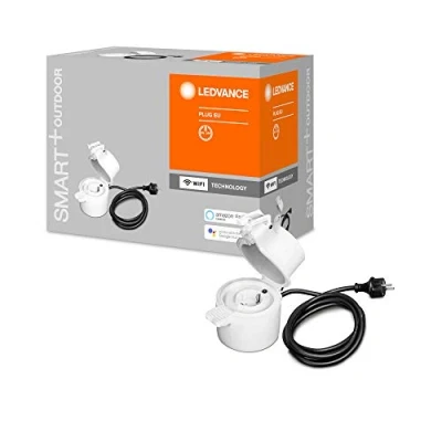 Imagen de LEDVANCE SMART + Enchufe controlable para WiFi, con medición de corriente, compatible Google y Alexa Voice Control, paquete 8