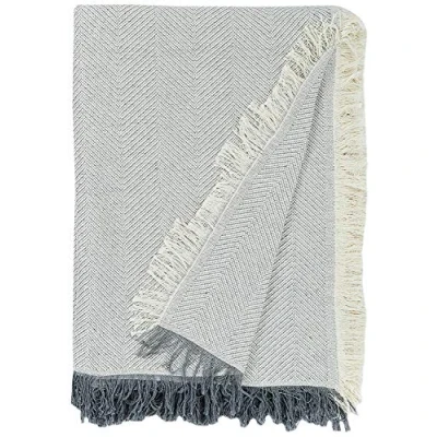 Imagen de Martina Home Espiga Foulard Multiusos, Tela, Crudo/Gris, 180x260 cm