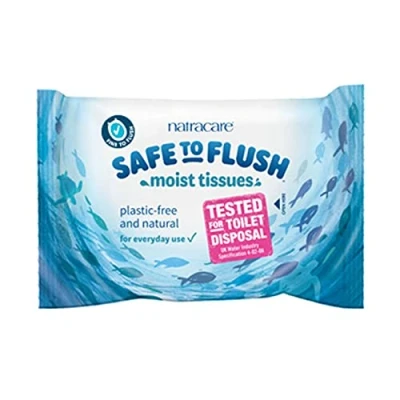 Imagen de Natracare Tocador de papel higiénico Safe to Flush 30 wipes