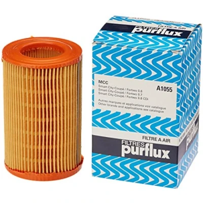 Imagen de PURFLUX A1055 Filtro de aire 135 90 Cartucho filtrante SMART: City Coupe, Fortwo I Coupé, Cabrio