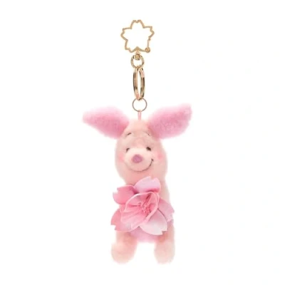 Imagen de Disney Store Official, Winnie The Pooh, Piglet, Llavero de Peluche, 14 cm/6 &#039;&#039;, colección Sakura, Juguete Cerdo Rosa en un extraíble, Accesorio para Bolso y Mochila, Mayores 3 años