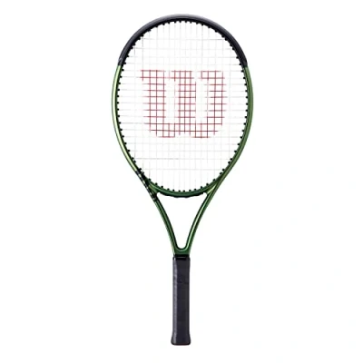Imagen de Wilson Raqueta de tenis Blade Jr v8.0, Para niños, Fibra carbono, Peso en la empuñadura