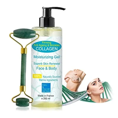 Imagen de Gel de Aloe Vera y Colágeno Antiarrugas 200 ml Cara Cuerpo Hidratante Reafirmante Escote Anti Estrias